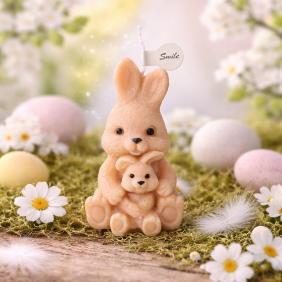 Silikonski kalup za svijeće - zeko 